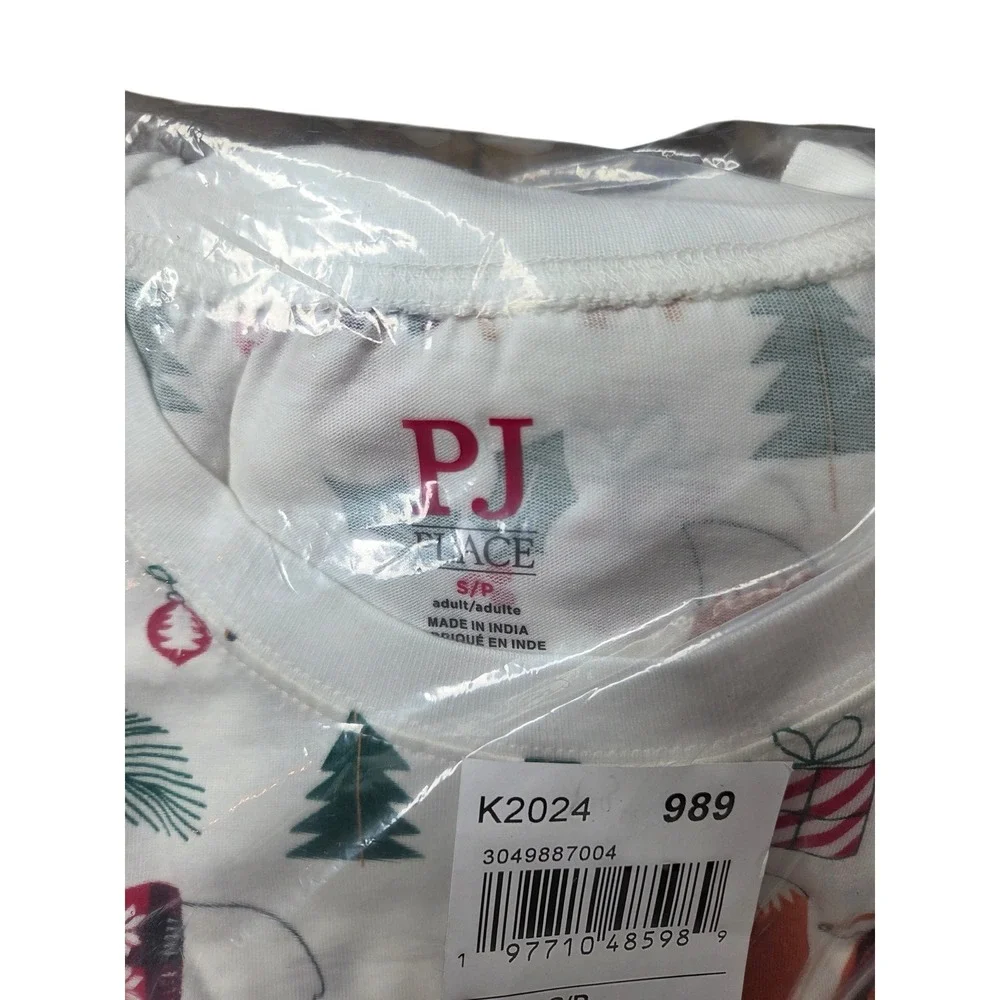 The PJs Place Adult S/P Pajamas Set Winter‎ Animals Trees Fox Deer Polar Bear